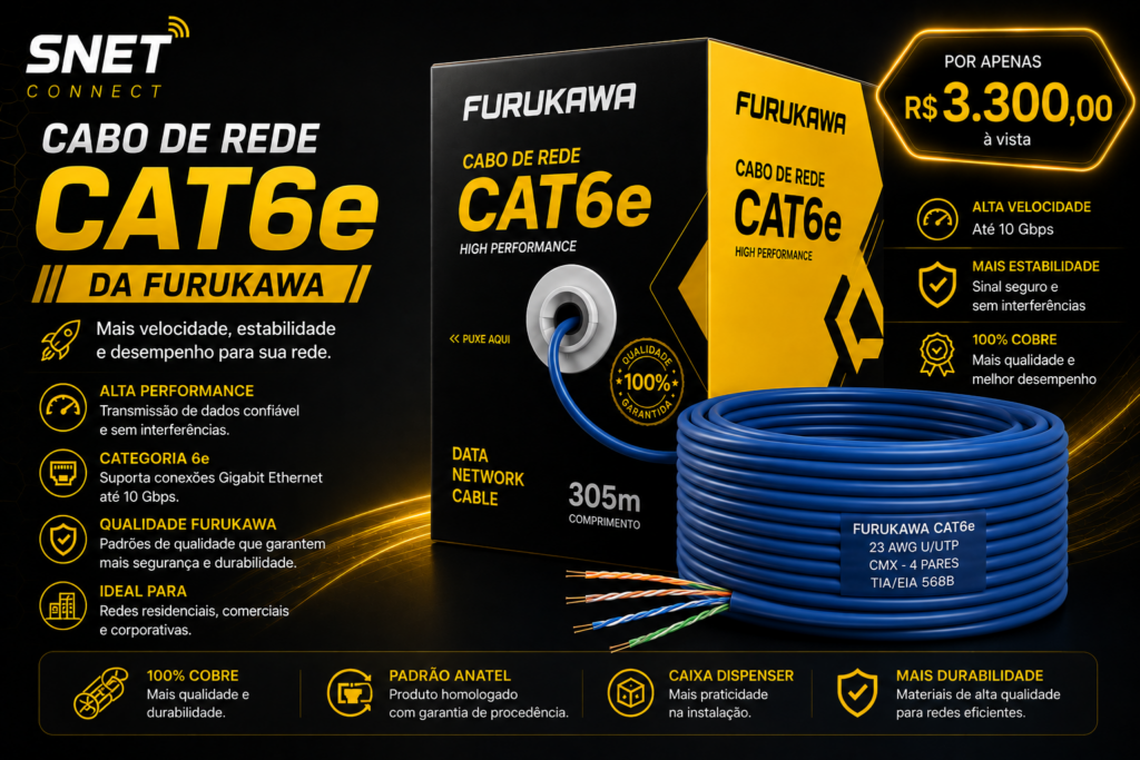 Cabo de Rede Cat.6 Furukawa